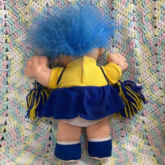 Vintage Russ Troll Kidz Cheerleader Doll - Picture 5 of 5
